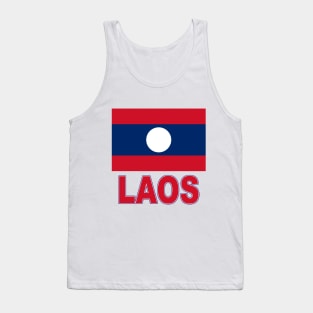 The Pride of Laos - Laotian National Flag Design Tank Top